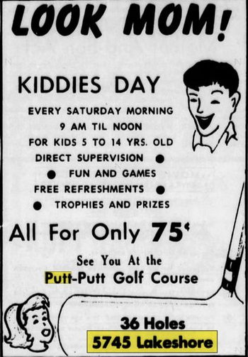Lakeshore Putt-Putt Golf - May 1969 Ad